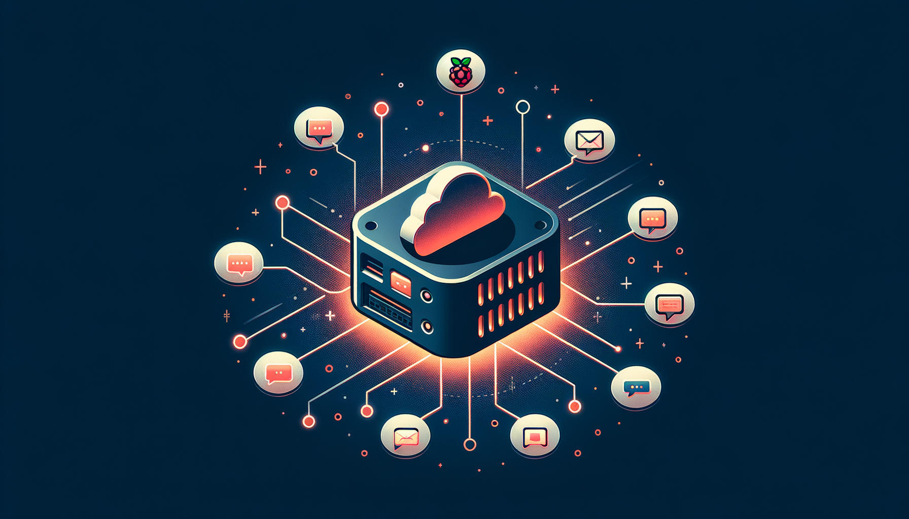 OpenClaw self-hosted AI gateway connecting to messaging platforms